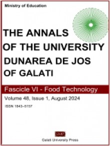 Annals Of The University Dunarea De Jos Of Galati, Fascicle Vi-food Technology期刊